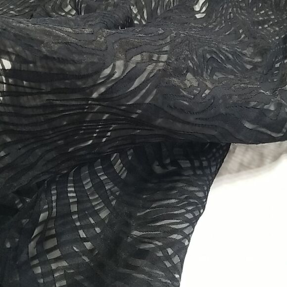 Bamboo Traders Blouse Womens Size Large Button Up Top 3/4 Sleeve Zebra Print - Picture 6 of 10